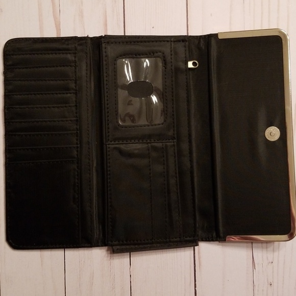 Zebra Print Rhinestone Wallet - Picture 2 of 3